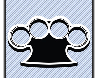 Brass Knuckle Svg - Etsy Ireland