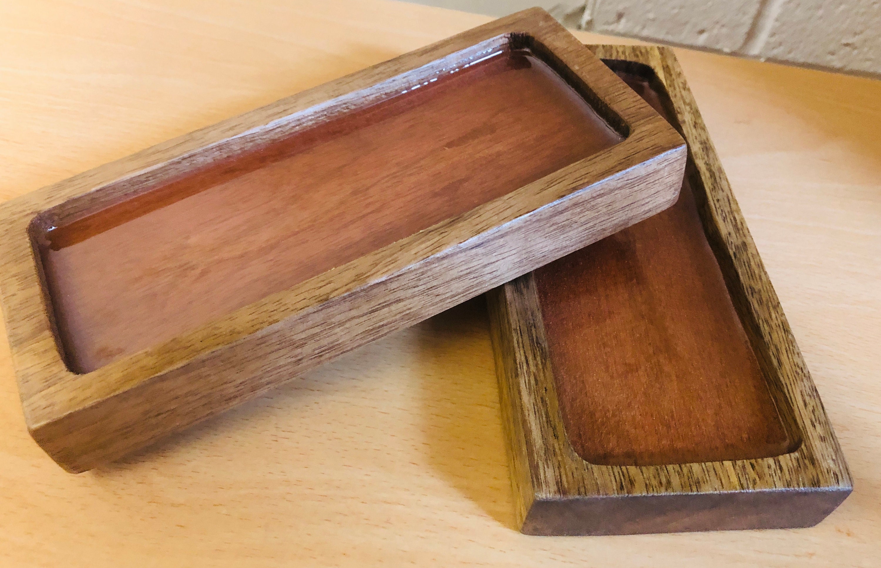 Wooden Condiment Tray / Mill Rest Ideal for Salt and Pepper Etsy UK