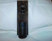 Mounted Cast Iron Bear Head Bottle Opener with Galvanized cup for tops Mountain Cabin Rustic Unique Gift Bears Fan Game Room Fun