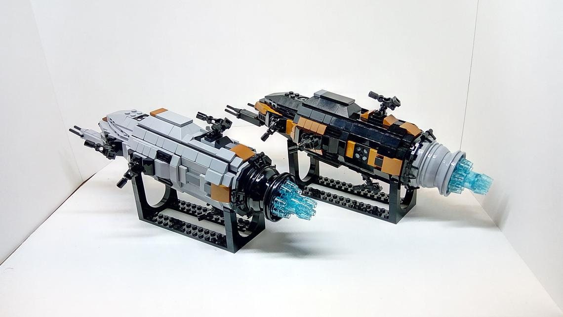PDF Instructions for The Expanse Rocinante/MCRN Tachi made of LEGO® bricks