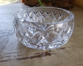 Vintage Waterford Clear Glass Candy Dish Lismore