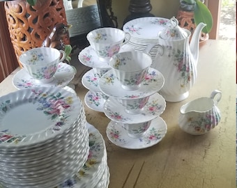 Royal Doulton &quot;Arcadia&quot; Dishes; Made in England; Green Label 1938-59; Brown label