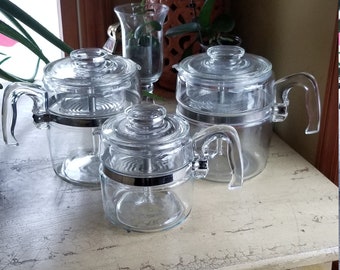 Farberware Millennium Coffee Percolator Stainless Steel 2 8 Cup FCP280 Etsy