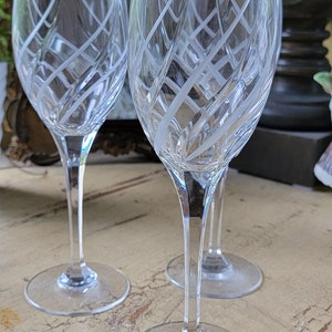 Vintage Mikasa Windlass Wine Glass; Set of 3; Wine Goblets -  10 ounces; Excellent