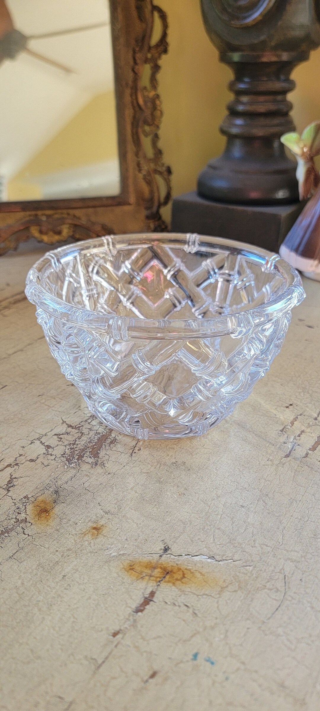 ティファニー クリスタル ボウル Tiffany Bamboo Crystal Tiffany Co. 'Bamboo' 6
