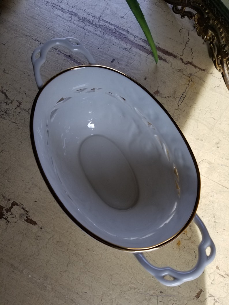 Lenox; Gilded Garden Handled Basket