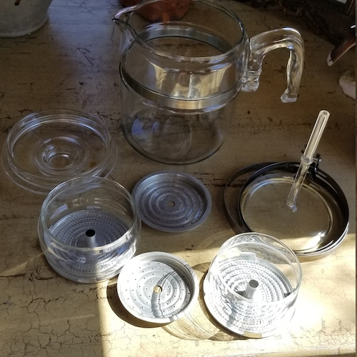 Vintage Pyrex Flameware Glass Coffee Pot Percolator PARTS Etsy
