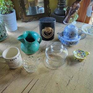 Miscellaneous Vintage Items; Ceramic, Glass, Porcelain; ESTATE SALE FINDS