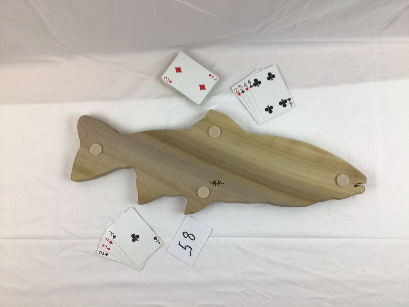Fish Shaped Cribbage Board Etsy