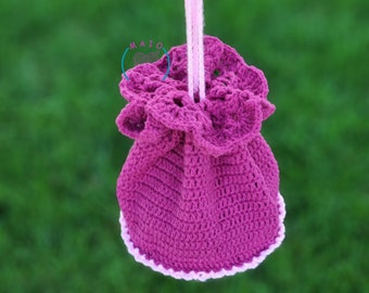 Modèle de sac à main pour fille au crochet, modèle de sac à main pour tout-petit au crochet, modèle de sac au crochet