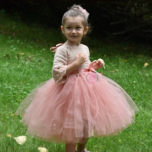 crochet tutu dress pattern, tutu dress pattern, crochet yoke dress pattern (sizes 1 year to 7 years old), toddler crochet dress pattern