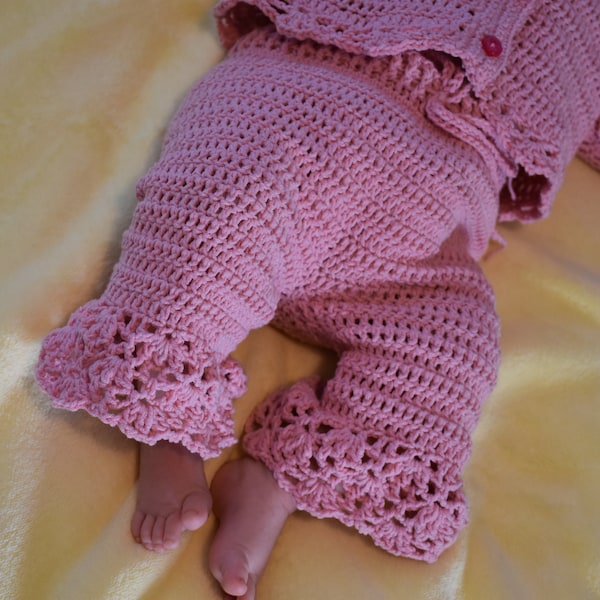 crochet baby pant pattern sizes newborn to 12 months