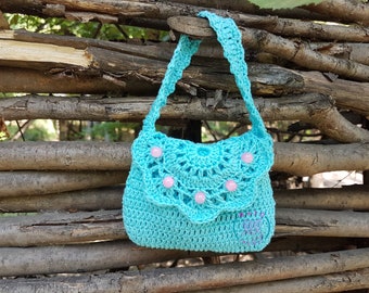 Crochet bag pattern, crochet purse pattern, crochet girl purse pattern, crochet purse pattern, girl purse pattern, toddler purse pattern