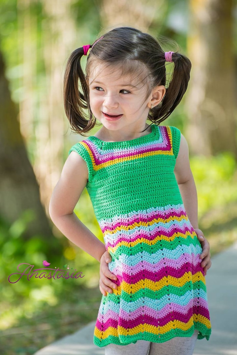 Easy crochet dress pattern dress pattern crochet yoke dress Etsy.de