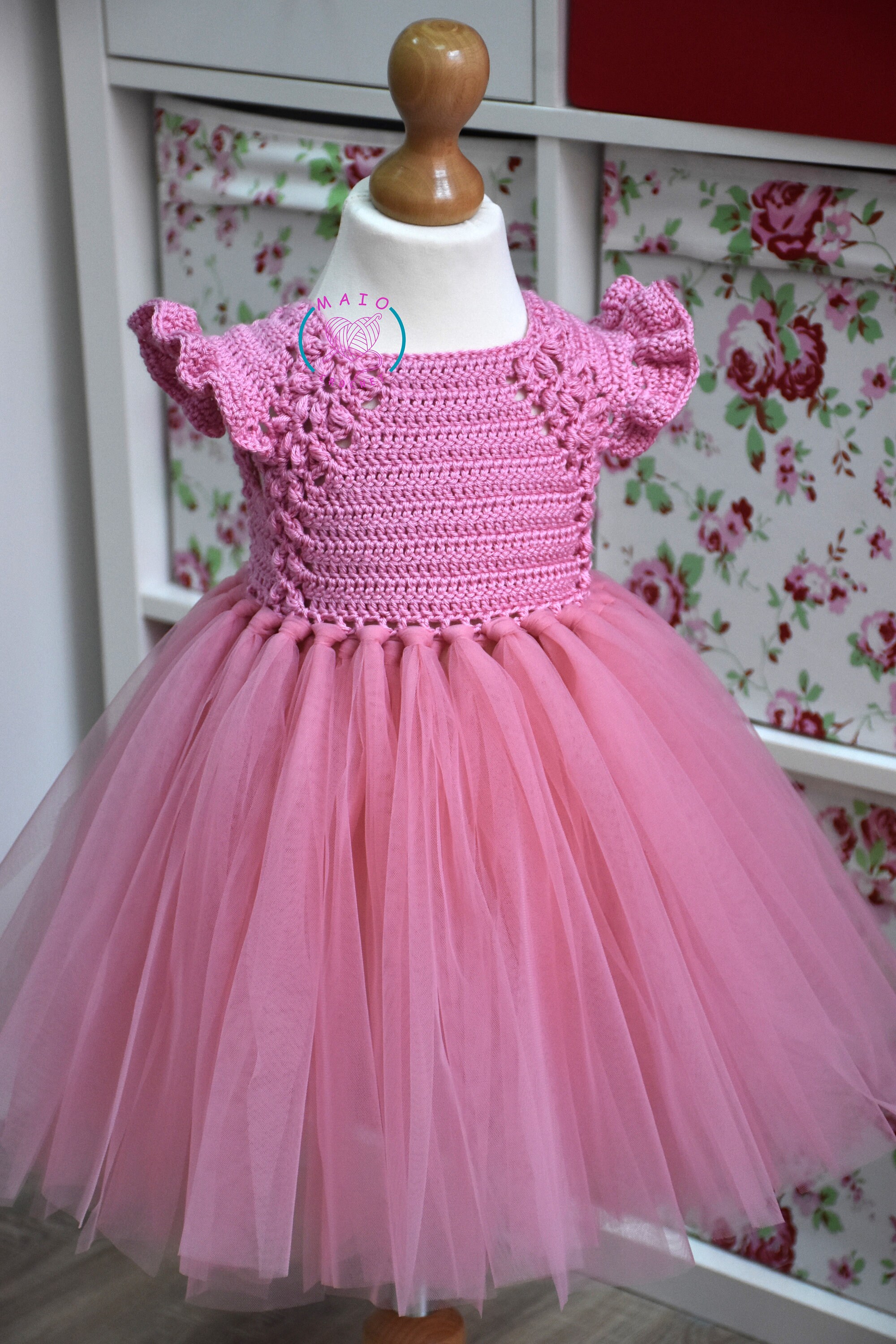 Crochet Tutu Dress Pattern, Digital PDF Pattern for Girls Ages 1-8, Flower  Girl Dress Pattern (english Only) - Etsy