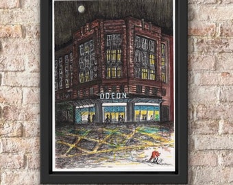 Odeon Cinema and fox, Lothian Road Edinburgh, ABC Cinema Edinburgh, Edinburgh