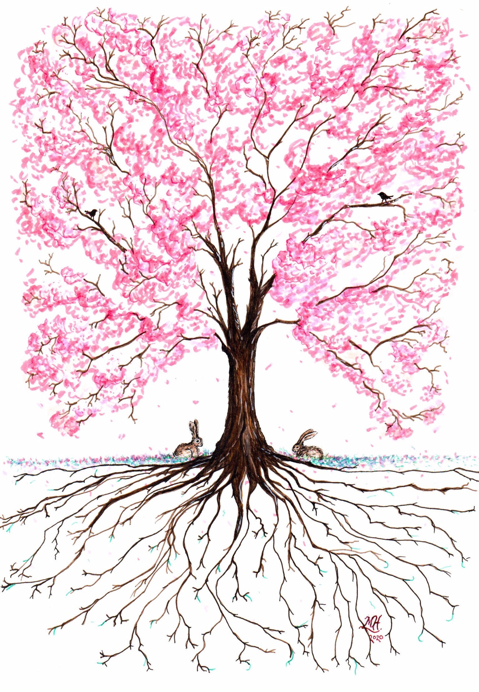 Cherry Blossom-tree of Life-blossom-cherry Blossom-spring-tree of