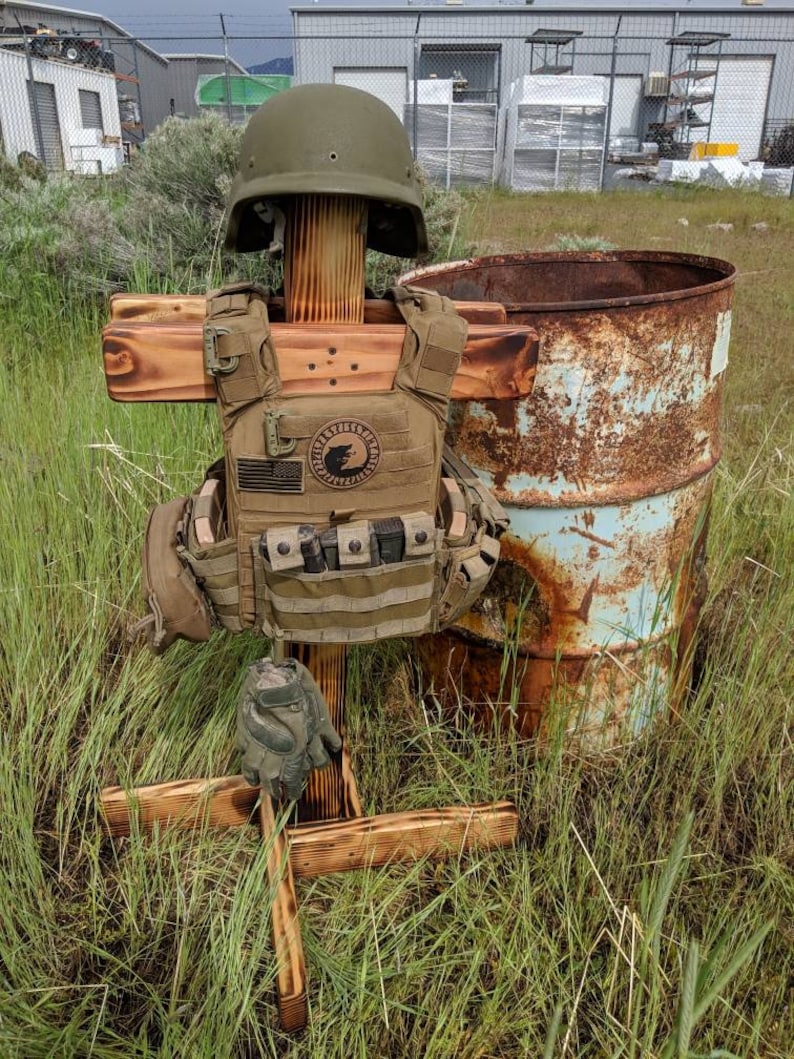 Traditional Military Body Armor Stand Etsy