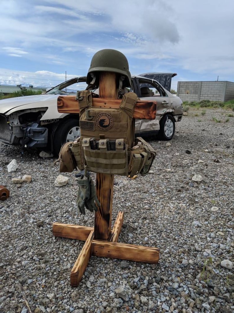 Traditional Military Body Armor Stand Etsy