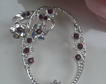 Lote de 6 ajustes de pasador completo oro Pin bordado broche kit marco flor hecha a mano kit de broche de joyería de alta calidad marco de puntada bases de broche