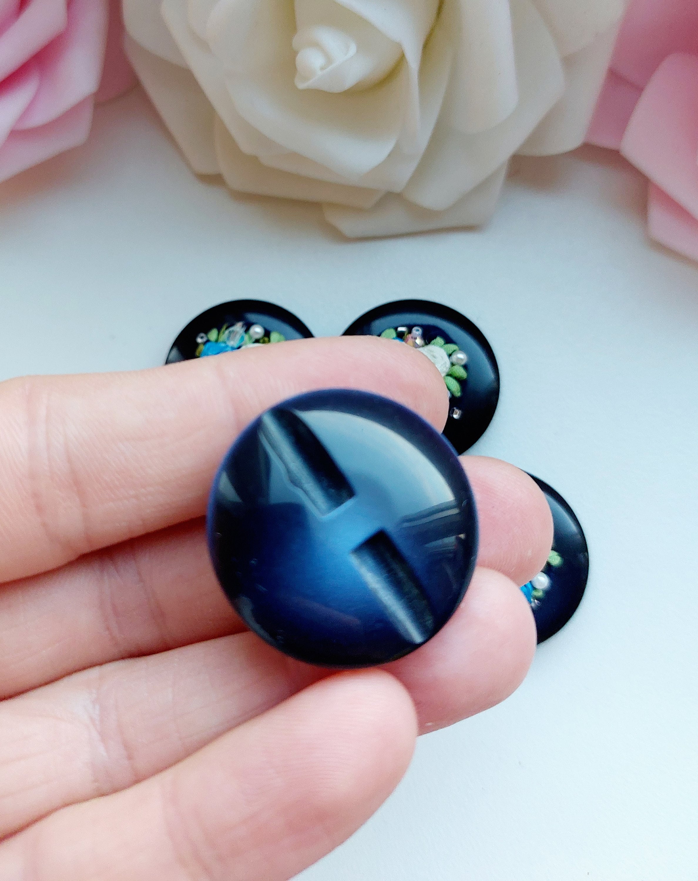 Handmade Button Set 5 Pc - Colorful and Unique Buttons for Sewing and ...