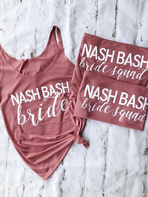 Bachelorette Party Shirts Nashville Bachelorette Bridesmaid Etsy