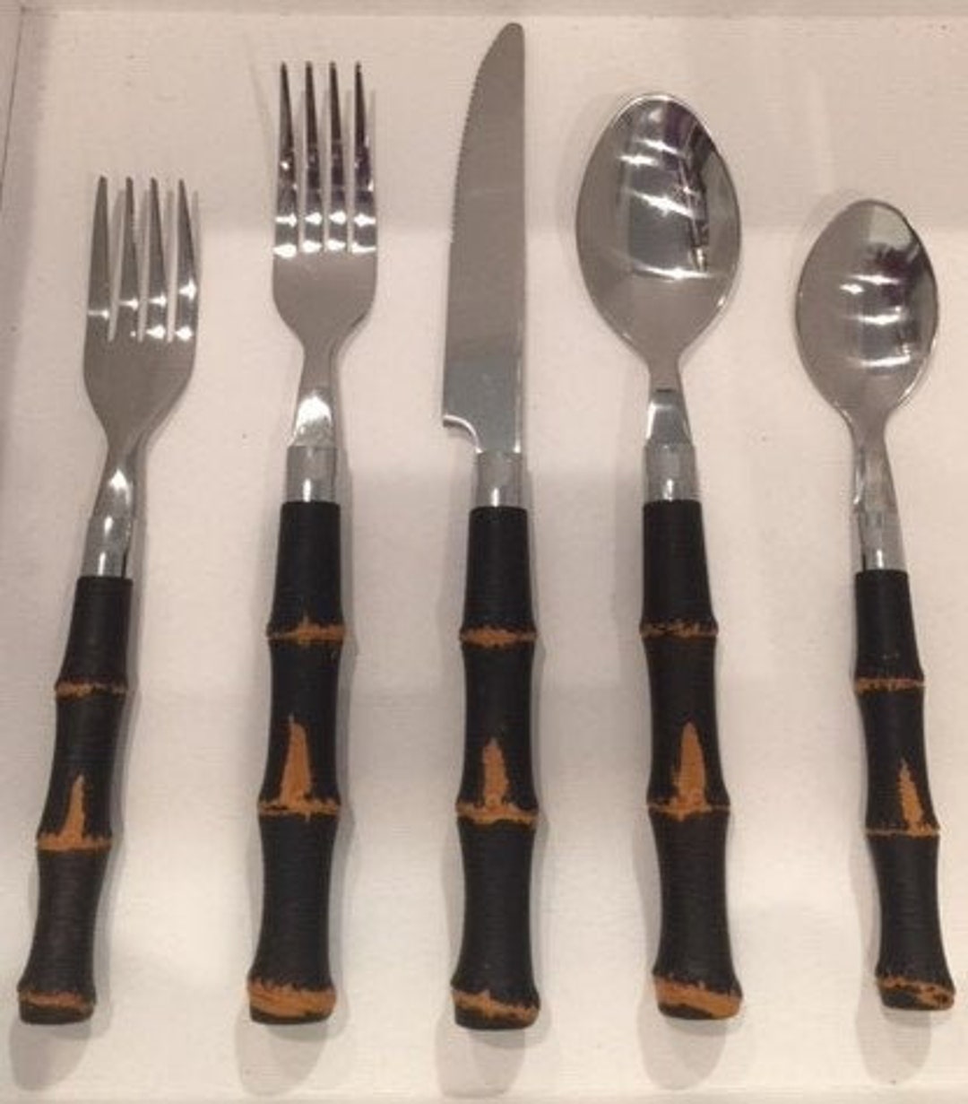 Bamboostyle Flatware Etsy