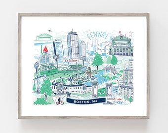 Boston – Fenway  •  art print / poster / wall decor