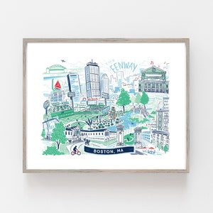 Boston – Fenway  •  art print / poster / wall decor