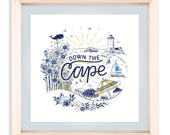 Down the Cape • art print / poster / wall decor