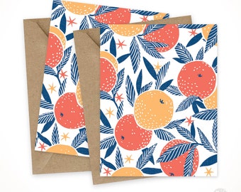 Lucky Orange • set of 6 cards