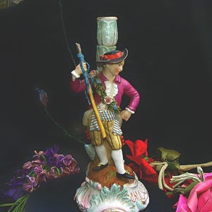 Sitzendorf Candlestick - Etsy