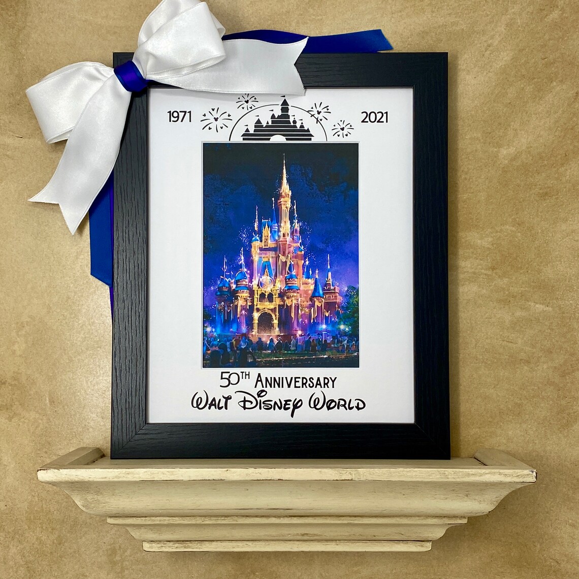 Walt Disney World 50th Anniversary Celebration Photo Mat With Etsy