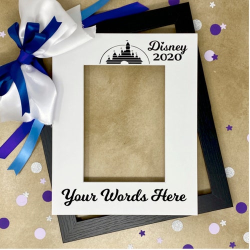 Disney Picture Frame Personalized Family Christmas Gift Etsy