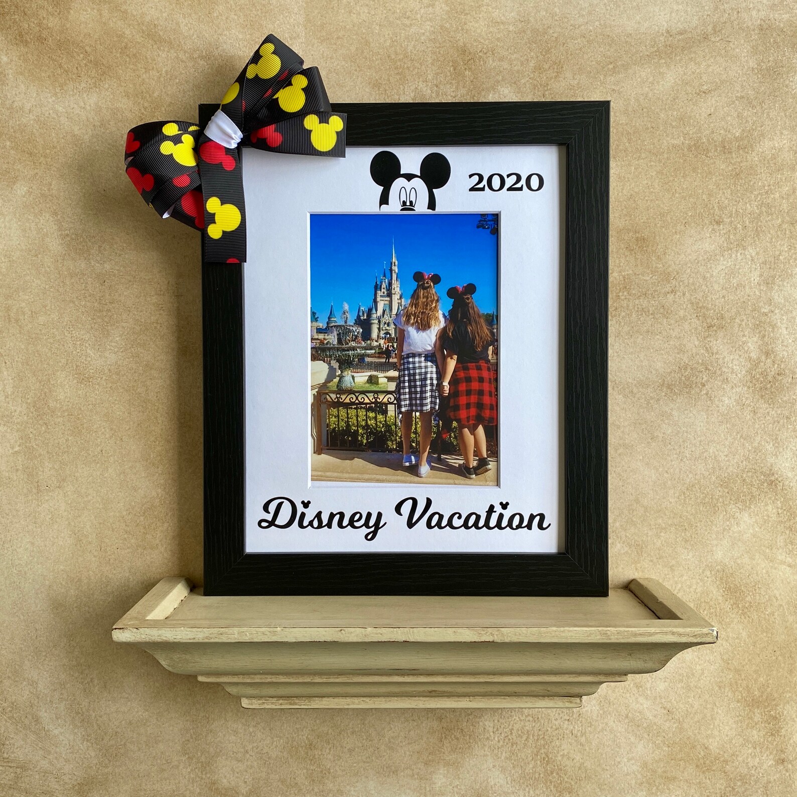 Disney Vacation Photo Mat / Fits in 8x10 Frame Holds 5x7 or Etsy
