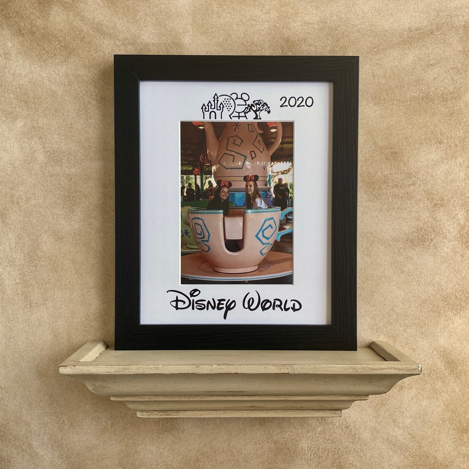 Disney World Vacation Photo Mat / Fits in 8x10 Frame Holds Etsy