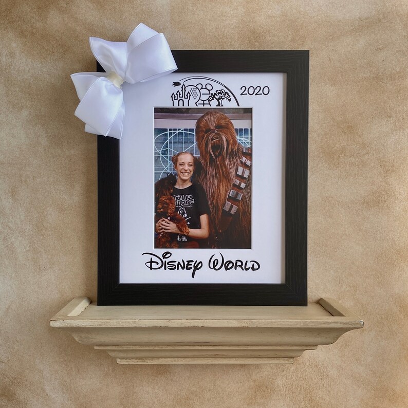 Disney World Vacation Photo Mat Fits in 8x10 Frame Holds Etsy