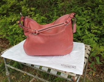 vintage pink coach purse