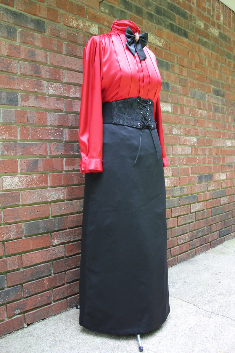 Dickens Victorian Style US Women/'s Size 14 Wild West Edwardian 1900s 4-Piece Set