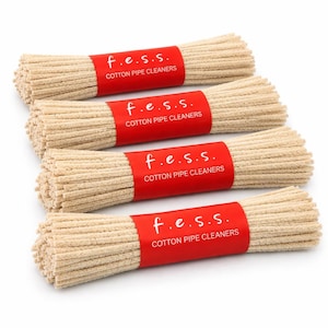 FESS Standard Pipe Cleaners Cotton 4 Packs, 44 Cleaners per Pack, Total of 176