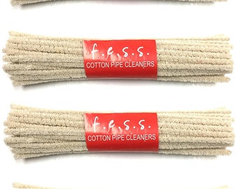 FESS Standard Pipe Cleaners Cotton 4 Packs, 44 Cleaners per Pack, Total of 176