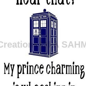 Doctor Who SVG Doctor Who Prince Charming SVG Prince Charming SVG