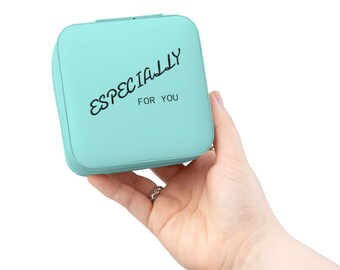 Especially For You jewelry travel case | compact pink travel jewelry organizer
