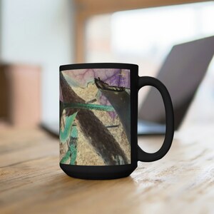 Black Mug 15oz image 4