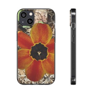 Custodia trasparente in silicone per telefono