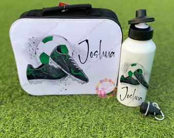 Personalised lunch bag, Football, Football gift, football lunch box, back to school, boys lunch bag, personalised cooler bag, lunch box