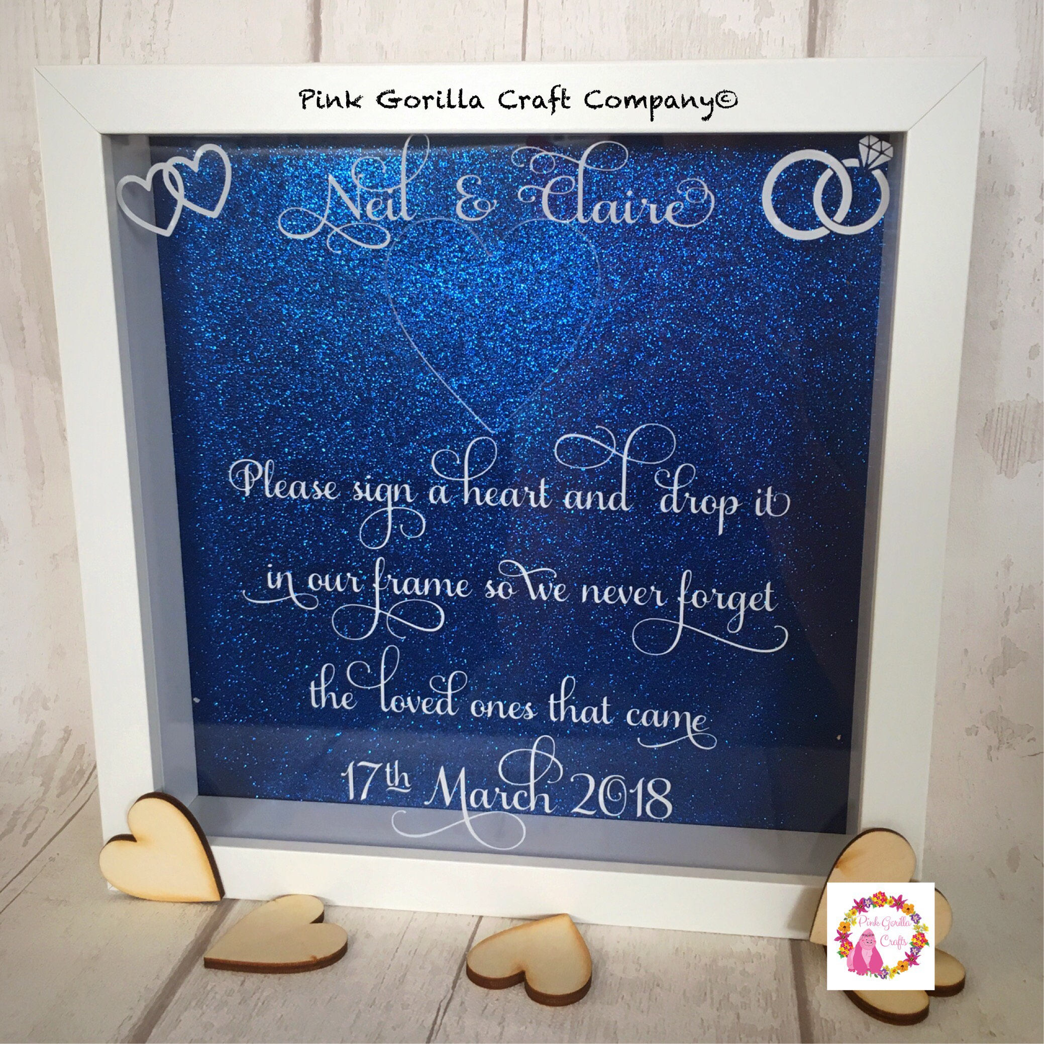 Wedding Guest Book / Drop Box / Memory Box / Guest Book Box Etsy UK