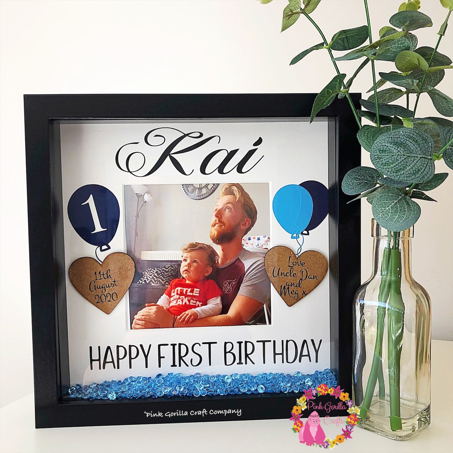 Birthday Frame 1st Birthday Frame First Birthday Gift Etsy UK