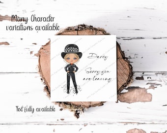 Policewoman, Card for Police Lady, Card for Policewoman, Police Officer, Gift for her, Law Officer, Birthday Card Police