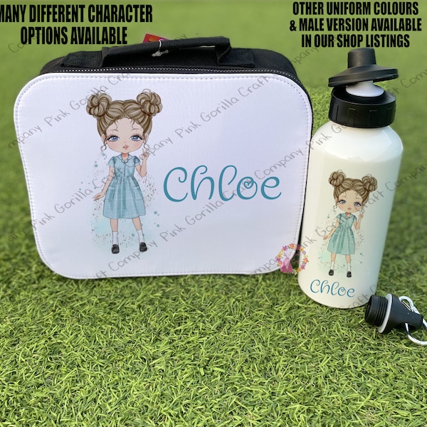 Personalised lunch bag, Girl Lunch Bag, School Lunch Bag, Character Bag, Custom lunch bag, back to school, cooler bag, lunch box, Lunch Bag